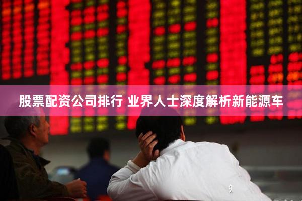 股票配资公司排行 业界人士深度解析新能源车