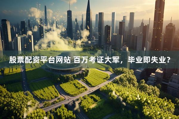 股票配资平台网站 百万考证大军，毕业即失业？